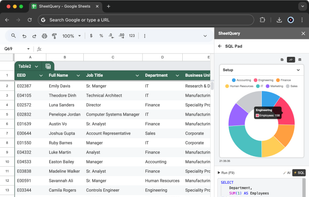 SheetQuery screenshot 1