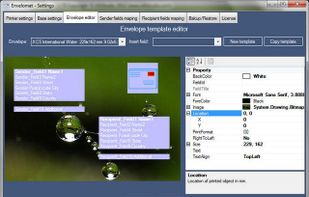 Integrated Envelope designer.