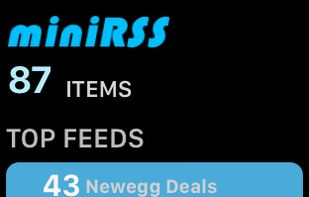 MiniRSS screenshot 2