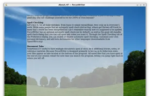 FocusWriter screenshot 1