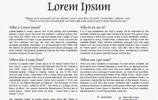 Lipsum screenshot 1