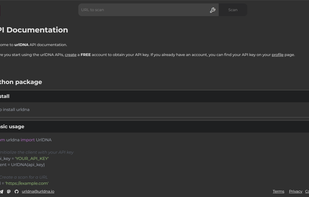 urlDNA api documentation