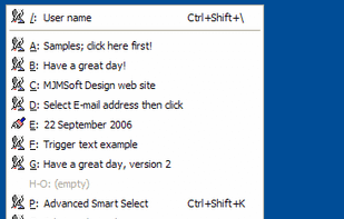 KeyText screenshot 1