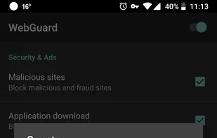 WebGuard screenshot 2