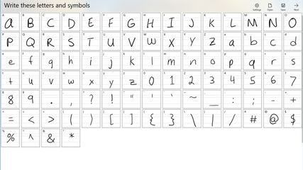 Microsoft Font Maker screenshot 1