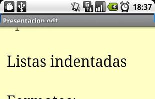 ODF Viewer screenshot 1