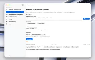 Record from microphone