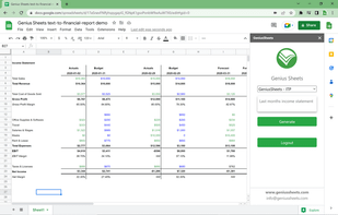 Genius Sheets screenshot 2