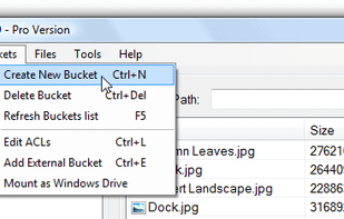 easy to create amazon s3 buckets