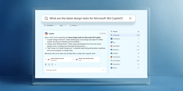 Microsoft 365 Copilot gets a new redesigned UI, image generation, reasoning agents & more image