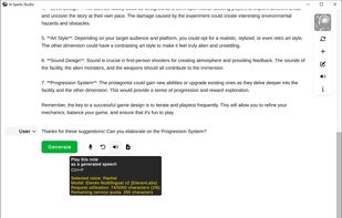 ElevenLabs text-to-speech service monitoring tooltip example