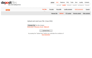 Deposit Files screenshot 1