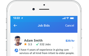 View candidate profiles. Choose the one that suits your budget best.
