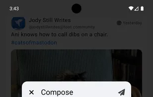 Flare social client screenshot 2