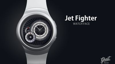 Jet Fighter Watch Face for Android Wear smart watches.