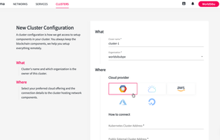 You can always reference your own cluster. Keeping control of everything, forever.