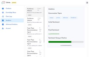 Sentiment and topic analysis
