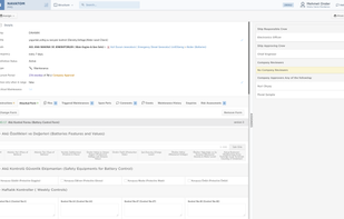 Navatom PMS is deeply integrated into other products, such as Spare Parts, Forms, Risk Assessment, Deficiencies, Enquiries, and more.