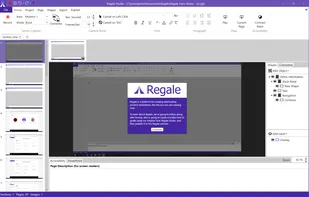 Regale Studio with a project open.