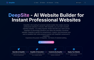 DeepSite - AI Website Builder screenshot 1