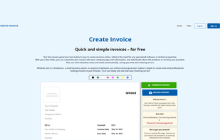 Create Invoice screenshot 1