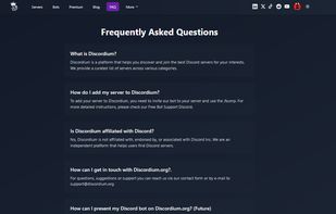 Discordium FAQ Page