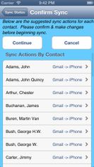 Contacts Sync screenshot 2
