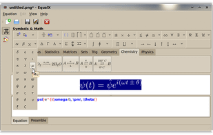EqualX Symbols & Math Panel Lots of symbols... lots of useful equations - just a click away 