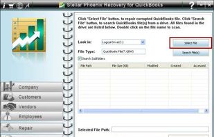 Stellar Repair for QuickBooks® Software screenshot 1