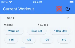 Gym Log Track screenshot 2