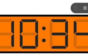 Retro - Clock Widget screenshot 1