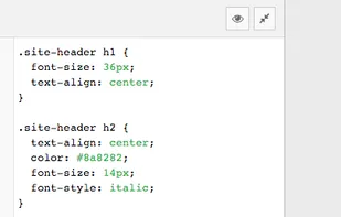 SiteOrigin CSS screenshot 2