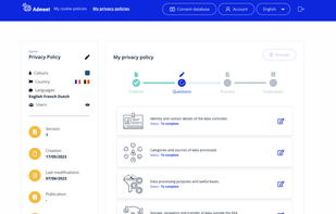 Create your privacy policy in Legal Design