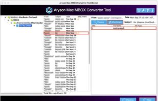 MacGater MBOX Converter screenshot 2