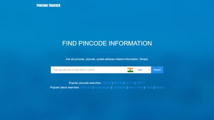 Pincode Tracker screenshot 1