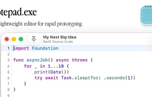 Notepad.exe screenshot 1