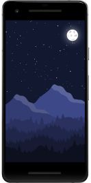 2D Mountain Landscape - Live Wallpapers screenshot 1