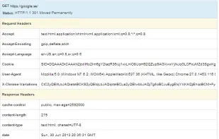 HTTP Headers screenshot 1