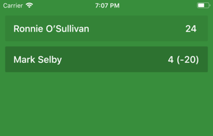 Snooker: Scoreboard screenshot 3