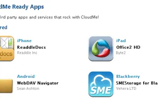 CloudMe Ready Apps