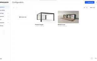 SaleSqueze Studio - Configurators tab