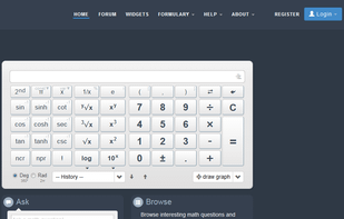 web2.0calc screenshot 1