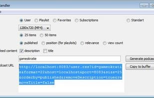 RSSHandler screenshot 1