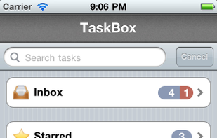 TaskBox screenshot 1