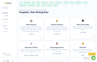Over 50+ Writing Templates suitable for all industries