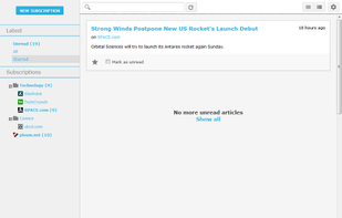 Sismics Reader screenshot 3