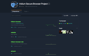 Iridium Browser screenshot 2
