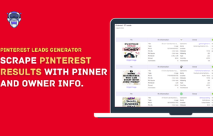 Pinterest Scraper & Email Finder screenshot 1