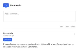 Commentix screenshot 1