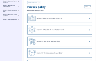 Admeet Privacy Policy in Legal Design